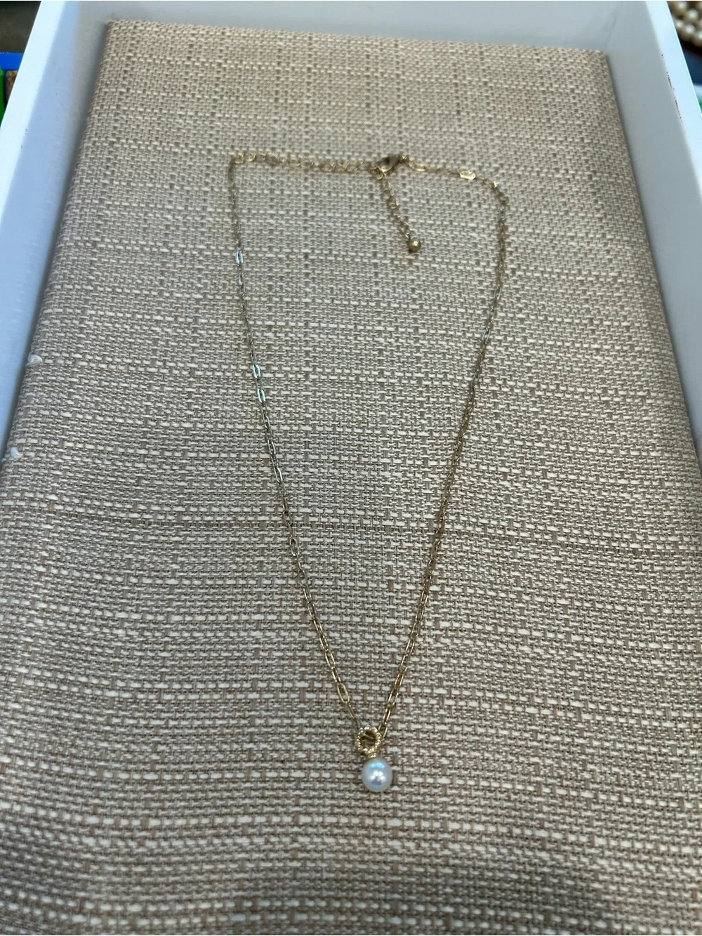 Gold Pearl Pendant Necklace - Women Jewelry - Picture 1 of 2